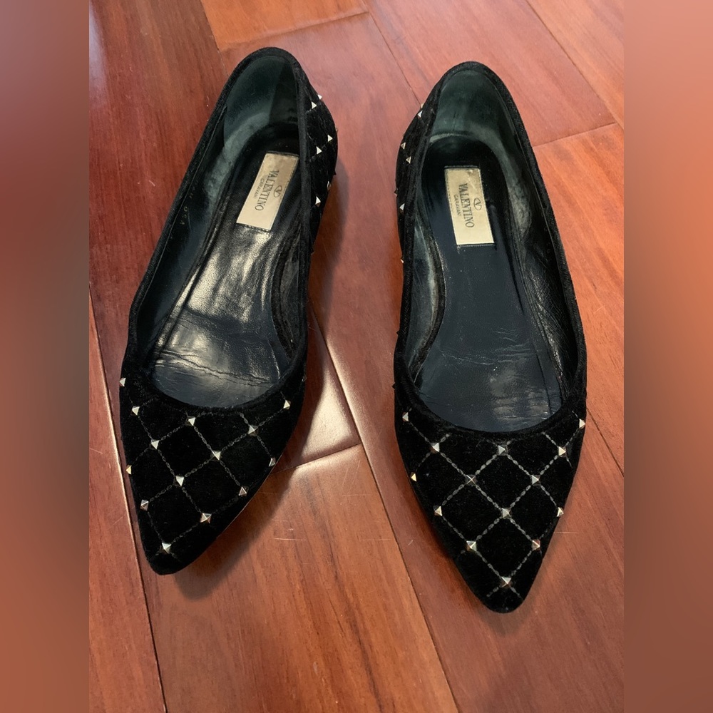 Valentino rockstud spike flats